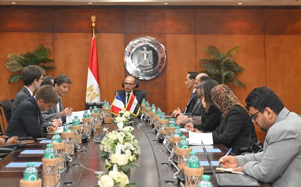 Egypt discusses deepening investment, trade cooperation with France